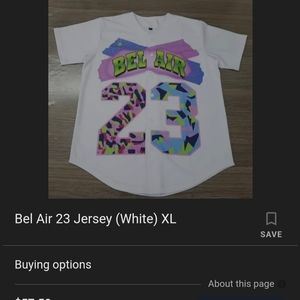 Bel air 23 Jersey small with tag New